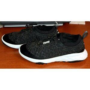 Puma Women's Shoes 6.5 Brea Fusion Sport Black/White Women's Spikeless Golf